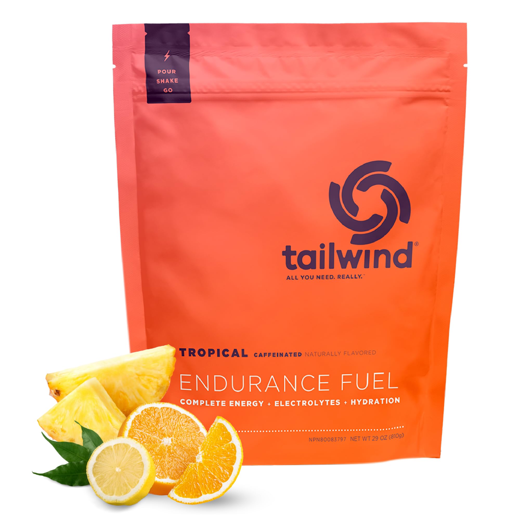 Tailwind Nutrition Endurance Fuel Carbohydrate & Electrolyte Sports Drink Mix