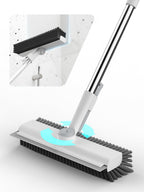 Floor Scrub Brush with Long Handle - 3-in-1 Cleaning

