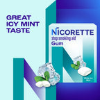 Nicorette Nicotine Gum 2 mg Stop Smoking Aid

