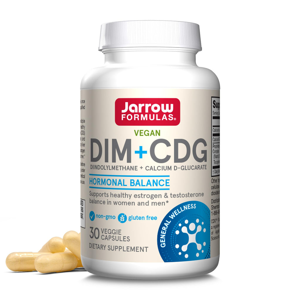 Jarrow Formulas DIM plus CDG Veggie Capsules Hormone Balance

