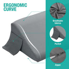 Vekkia Bed Wedge Pillow Gap Filler Headboard Stop Pillow Slips

