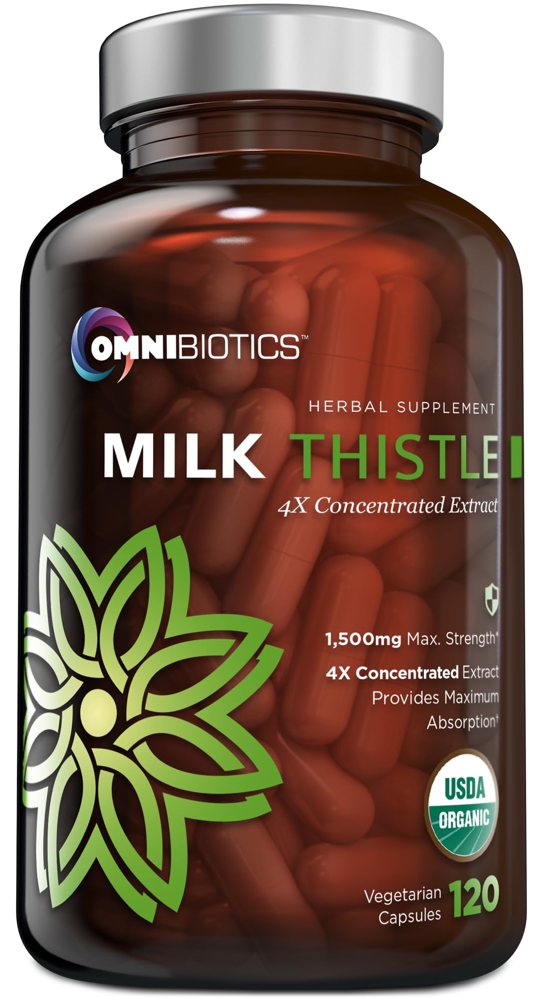 OmniBiotics Organic Milk Thistle Supplement

