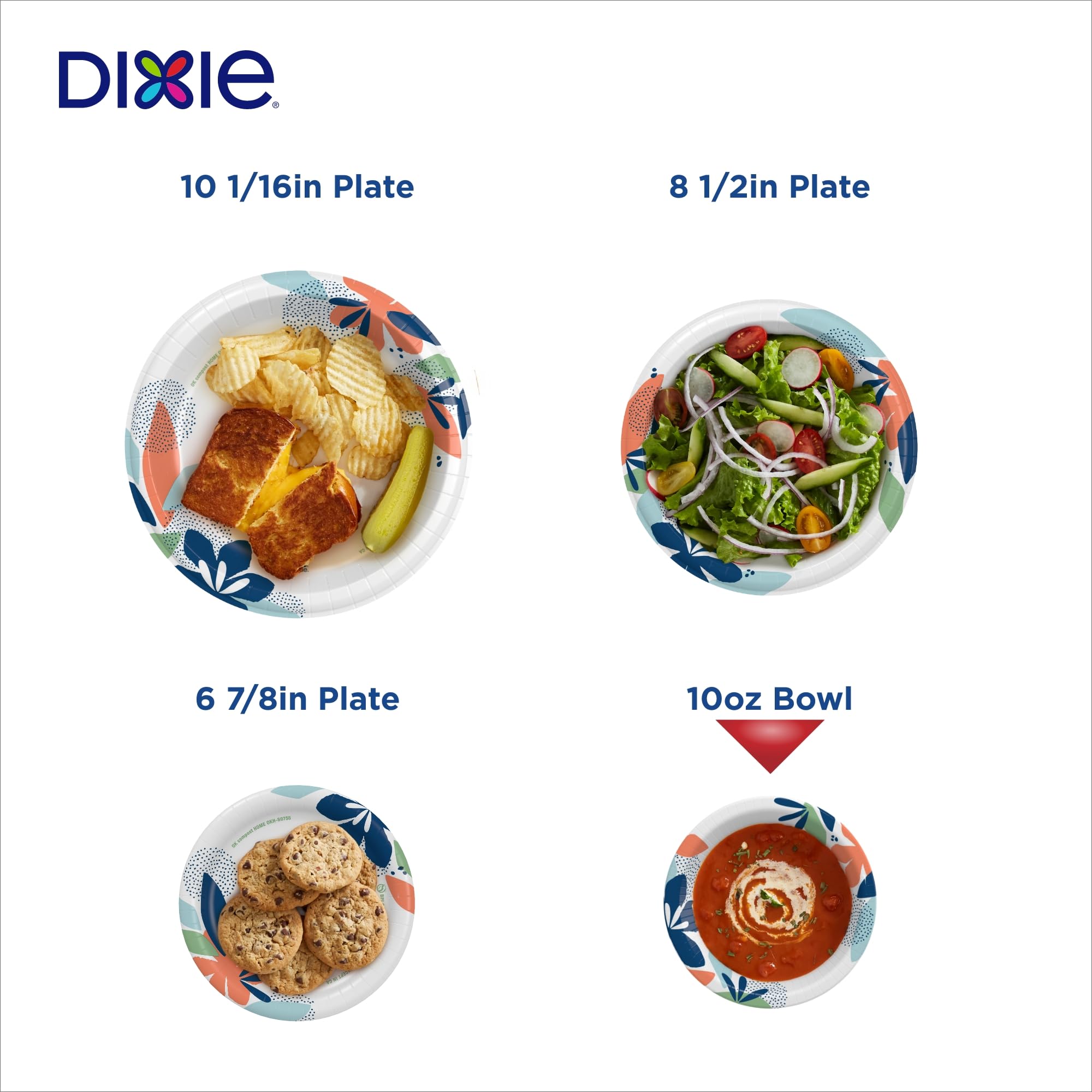 Dixie Disposable Paper Bowls - Microwave Safe Soak-Proof

