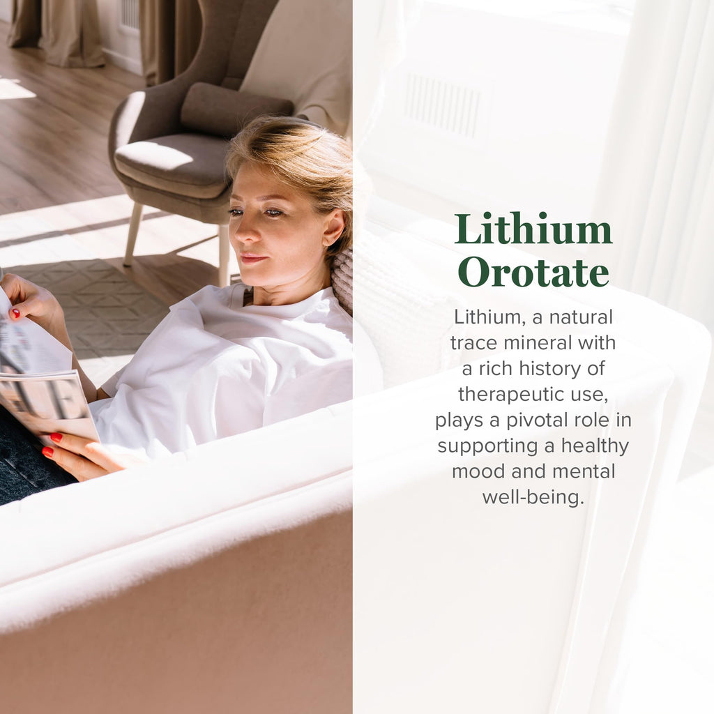 Lithium Orotate 10mg Supplement - Global Healing Center

