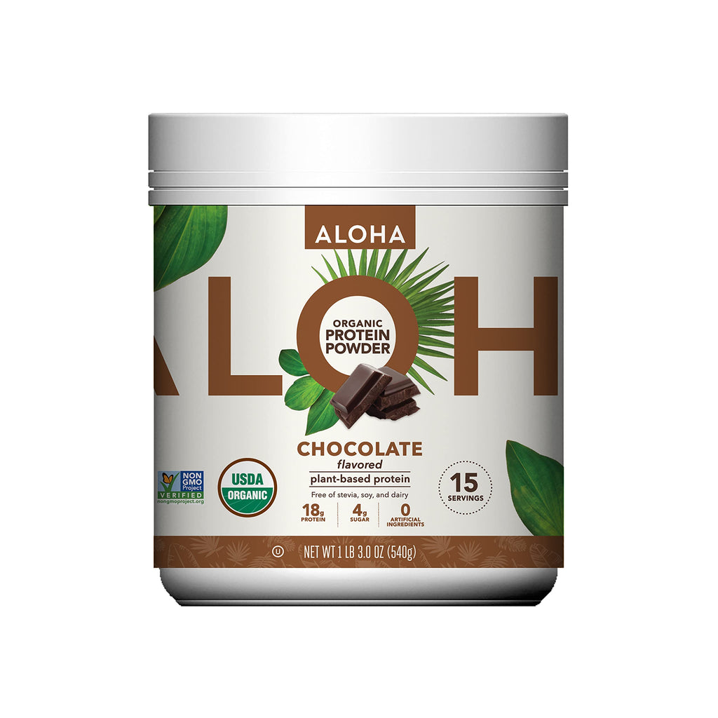ALOHA Organic Plant Based Protein Powder - Vegan, Non-GMO

