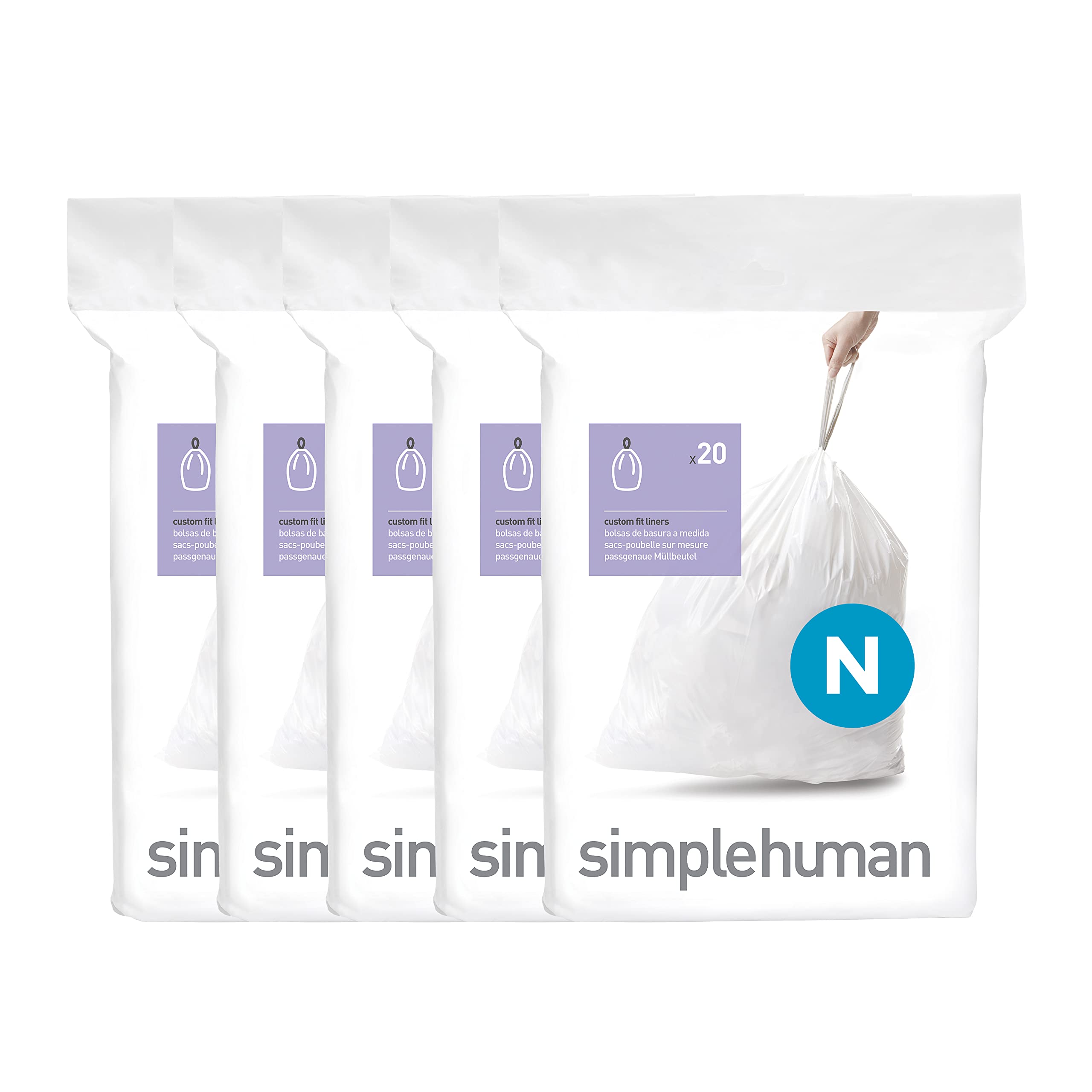 simplehuman Code N Trash Liners for 40-50L Cans


