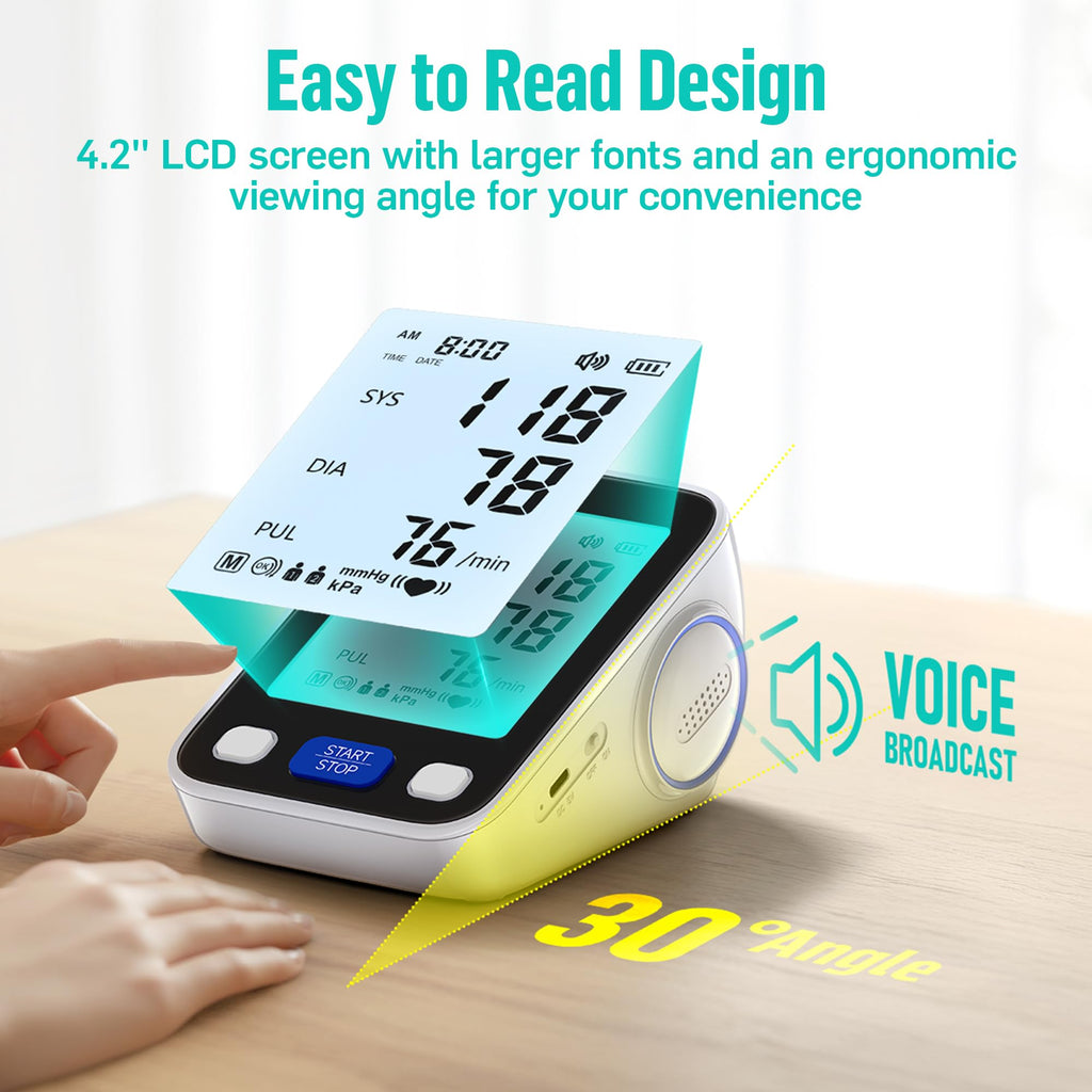 RunStar Blood Pressure Monitor with Wide Range Cuff

