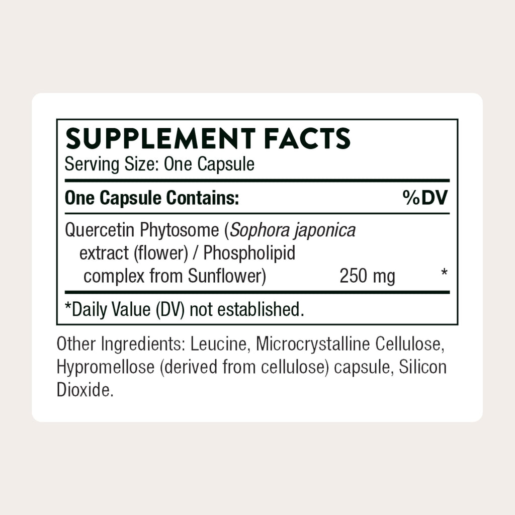 THORNE Quercetin Phytosome Immune Support Supplement

