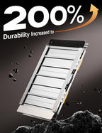 FACHNUO Portable Wheelchair Ramp - Folding Threshold Access

