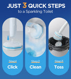 Caspeak Toilet Wand Refills - 5X Cleaning Power

