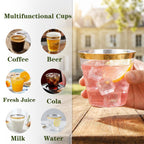 Decorative Rim Disposable Plastic Cups – BPA-Free

