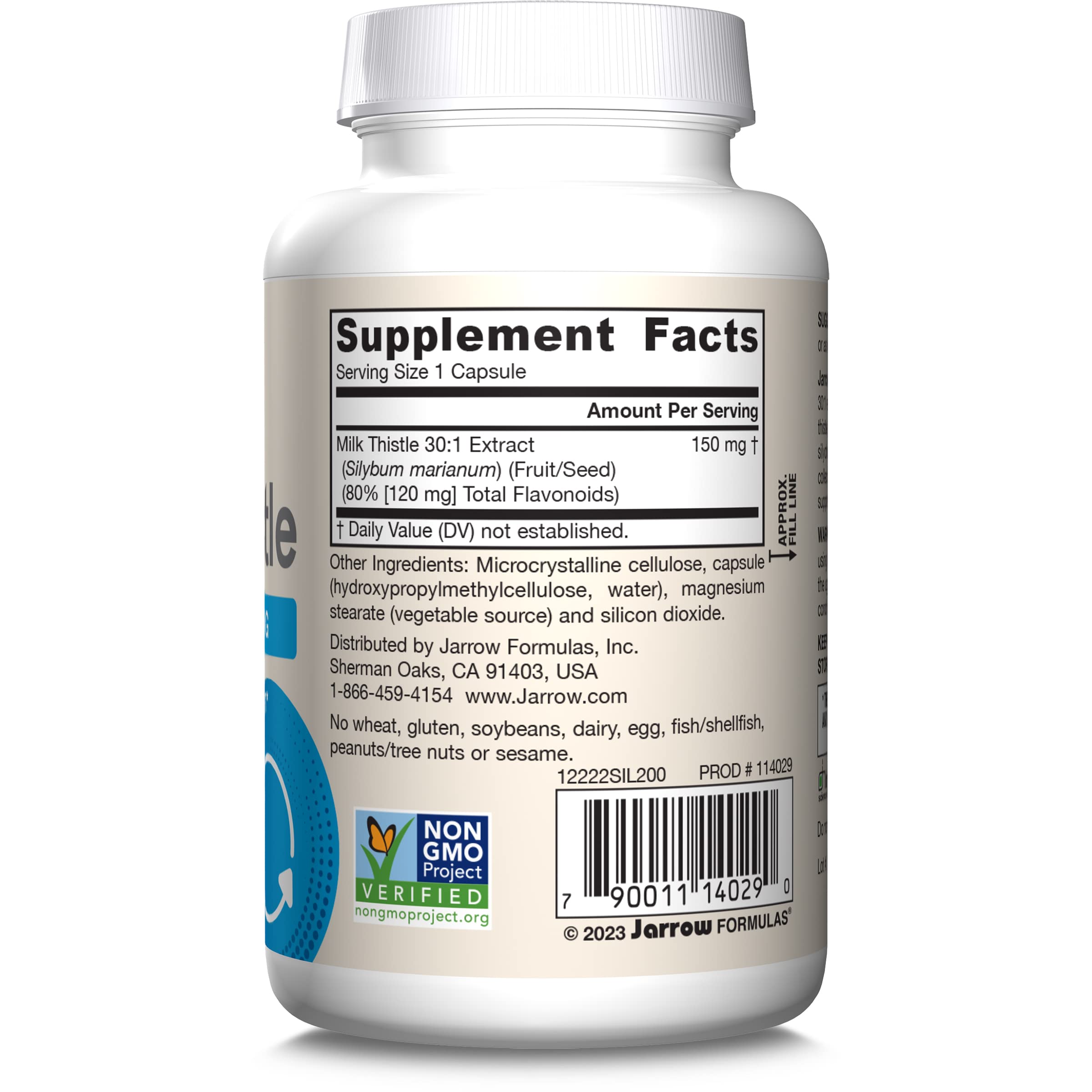 Jarrow Milk Thistle 150 mg 30:1 Liver Support

