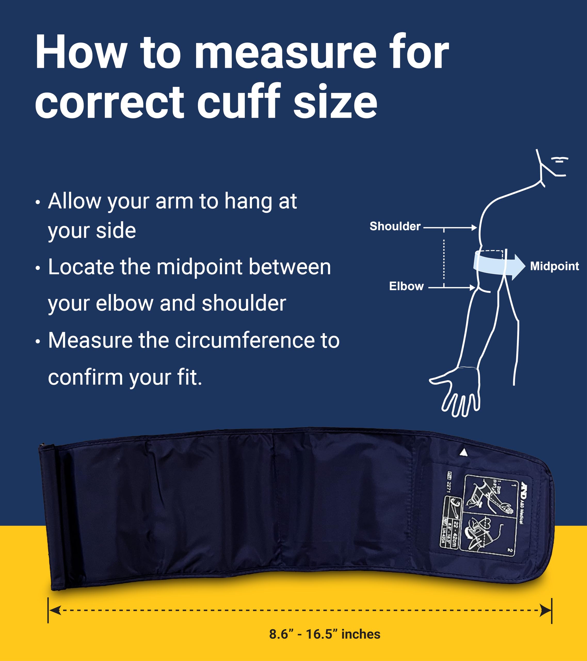 Blood Pressure Monitor UA-767FAC by A&D - Multi-User

