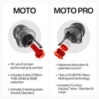 EARPEACE Motorcycle Ear Plugs with High-Fidelity Filter

