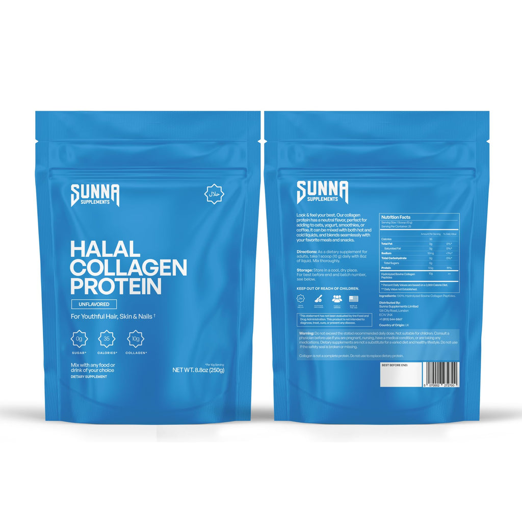 Sunna Supplements Collagen Powder Type I & III | Halal UK

