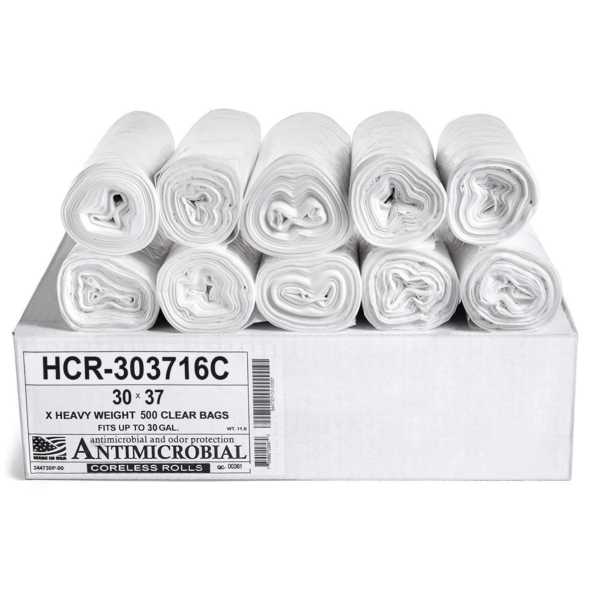 Aluf Plastics High Density Trash Bags - Heavy-Duty
