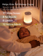 Momcozy Baby Sound Machine with Night Light and App Control

