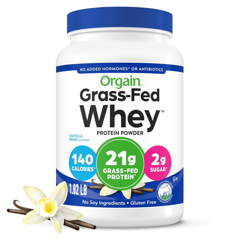 Orgain Grass-Fed Whey Protein Powder - 21g Protein

