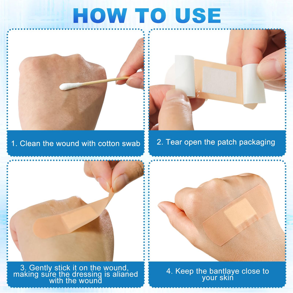 Bandages Variety Pack Assorted Adhesive Bandages

