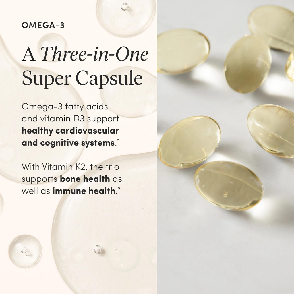 Pause Life Omega-3 with Vitamin D & K2 | Daily Wellness

