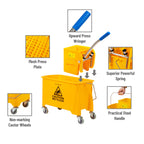 Mind Reader Mop Bucket with Wringer - 5.5 Gal

