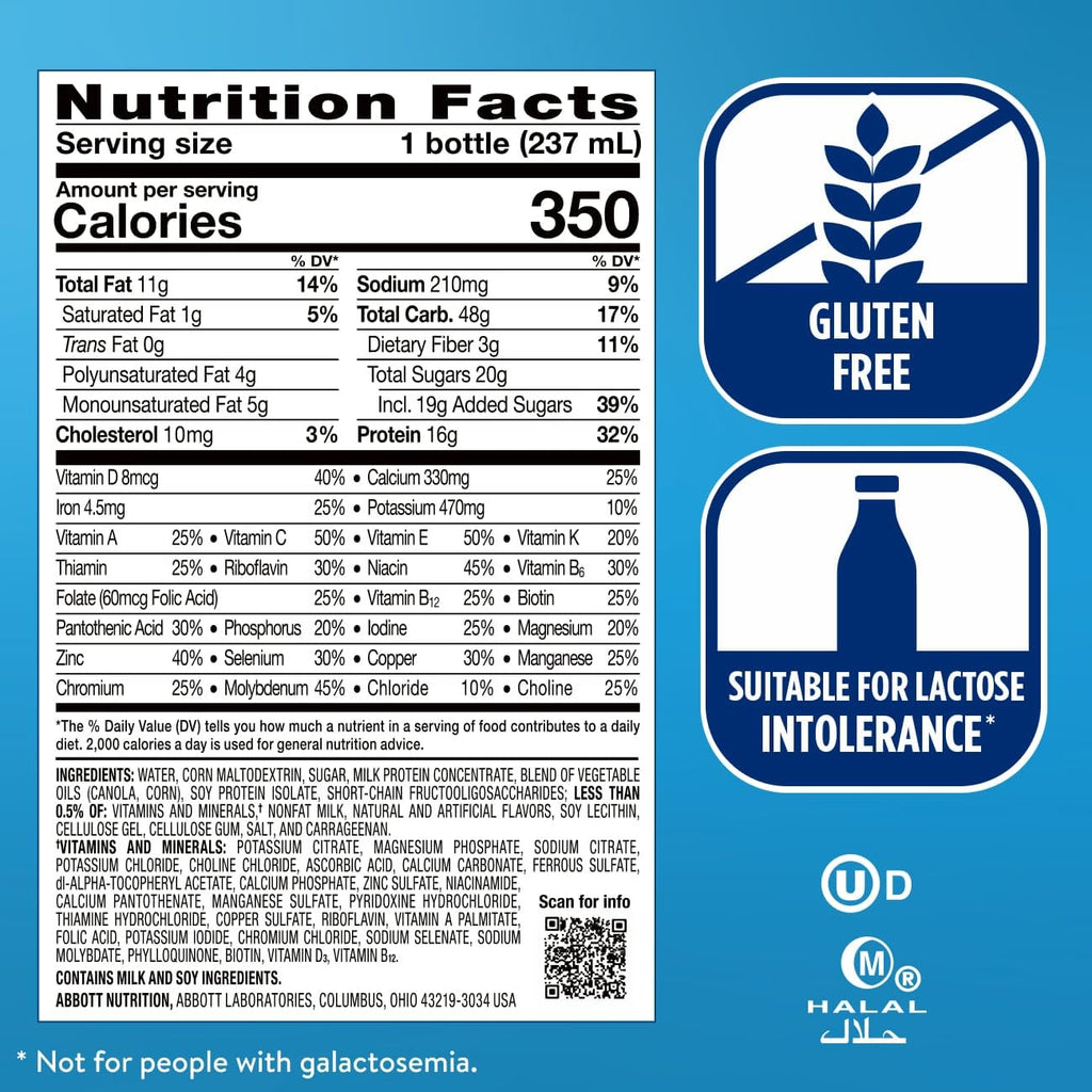 Ensure Plus Nutrition Shake with Fiber – Ready-to-Drink

