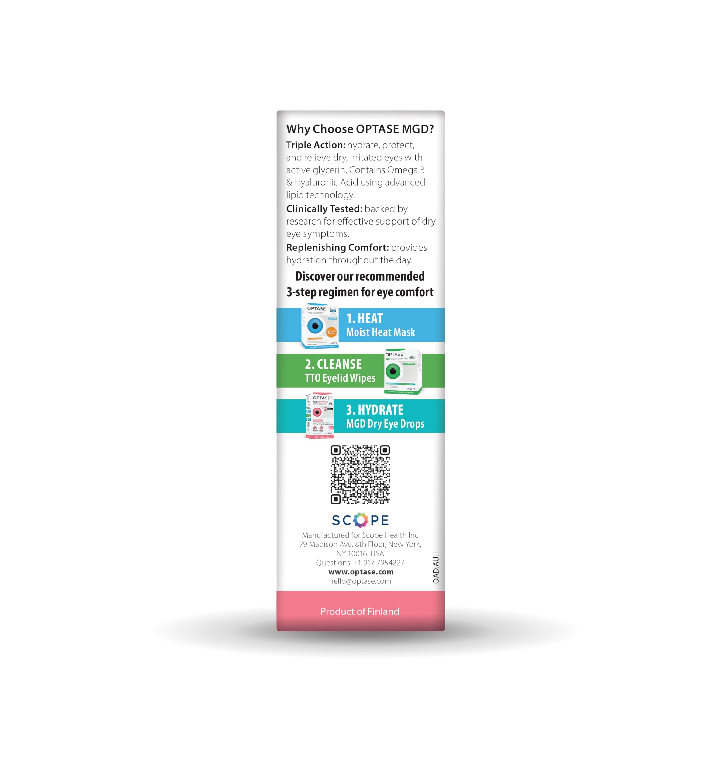 Optase Advanced Dry Eye Drops - Contact Lens Compatible

