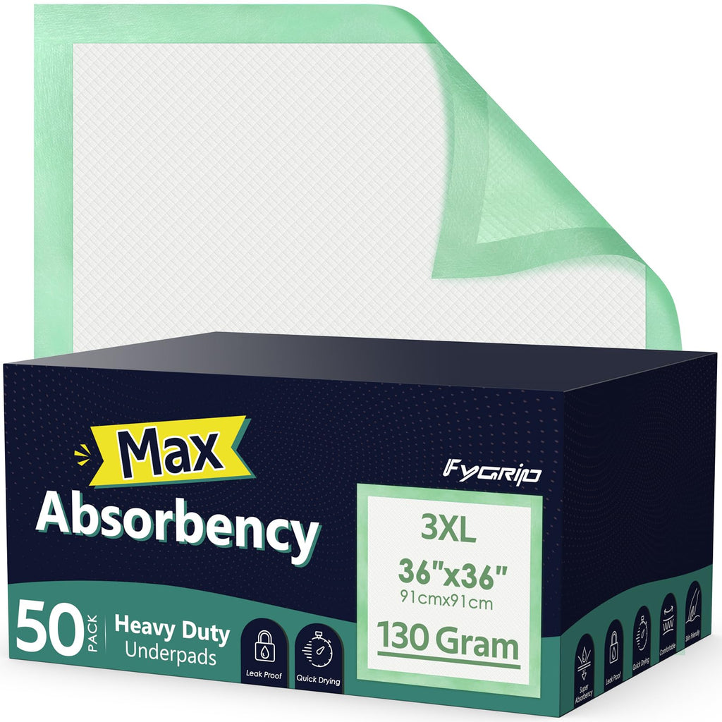 Fygrip Hospital-Grade Disposable Underpads | 5-Layer

