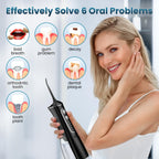 OasiSmile Cordless Water Flosser for Teeth | 4 Modes

