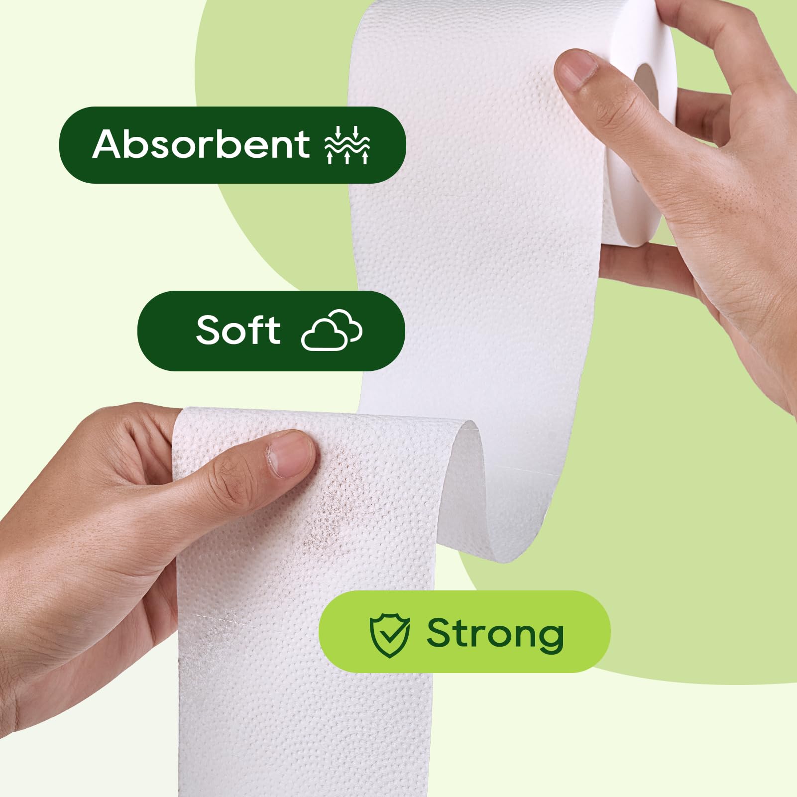 ECOLipak Bamboo Toilet Paper Gentle Plant-Based Color-Free

