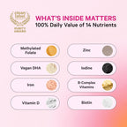 Pink Stork Total Prenatal Vitamins with DHA – Vegan

