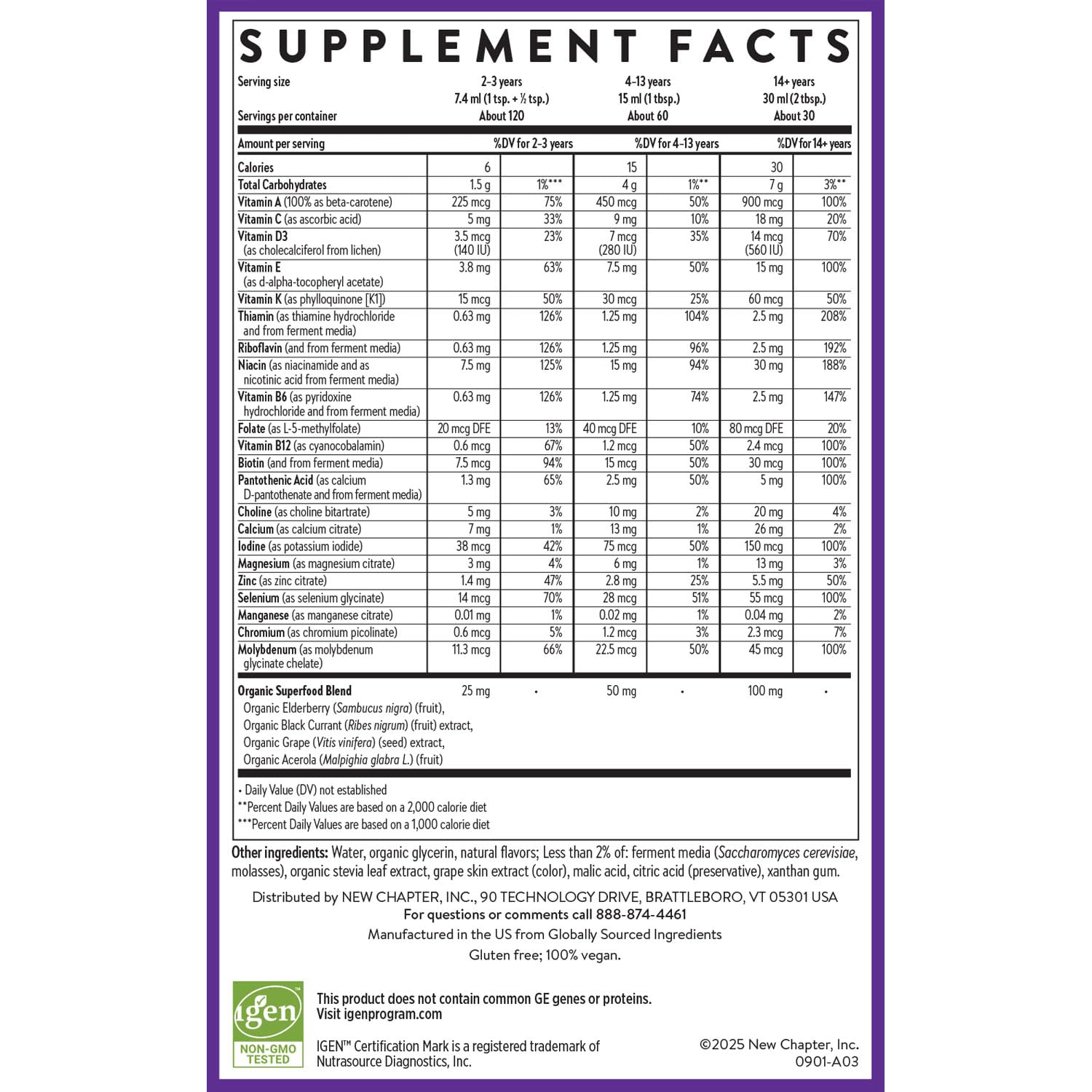New Chapter Liquid Multivitamin + Mineral Supplement

