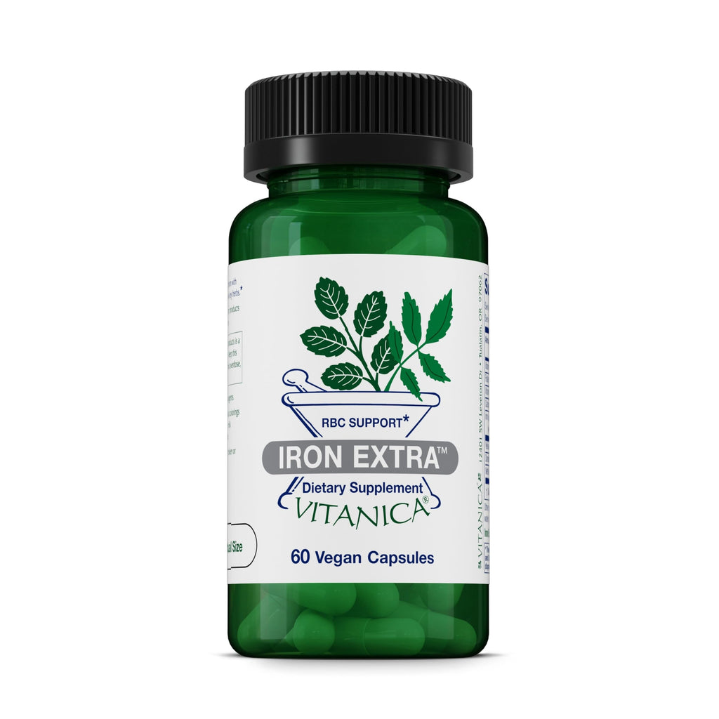 Vitanica Iron Bisglycinate with Vitamin C & B12 | Vegan

