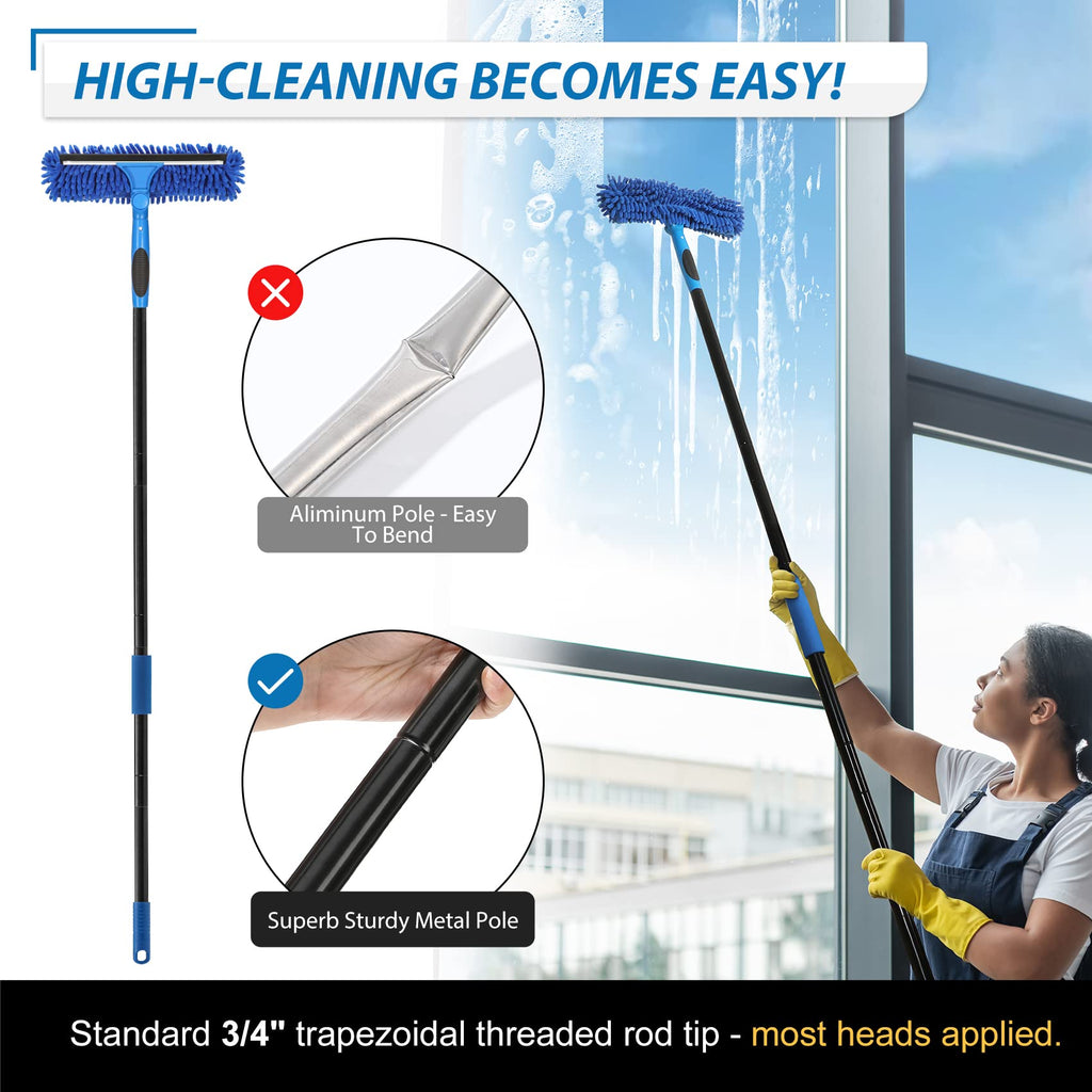VITEVER Window Squeegee Kit with Interchangeable Components

