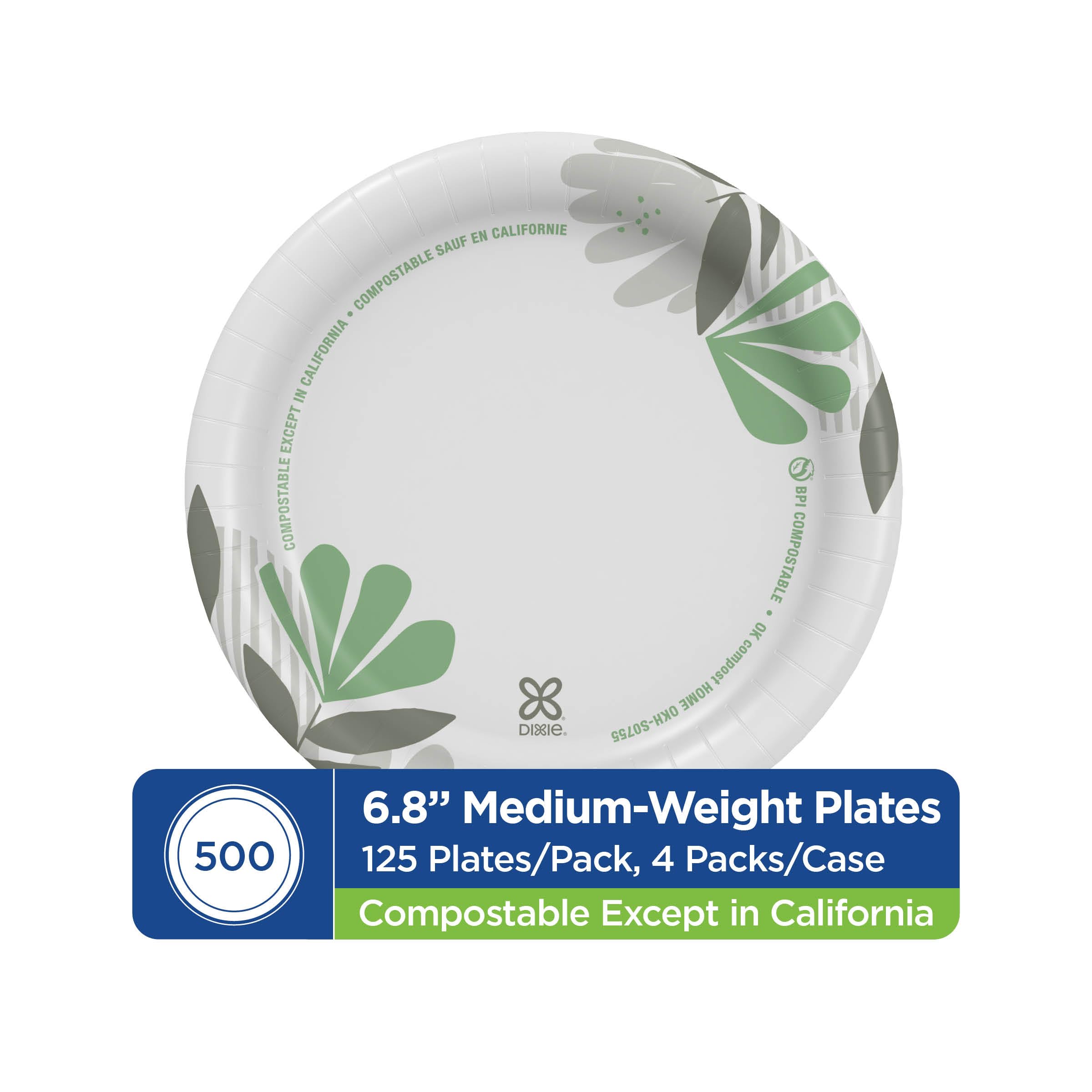 Dixie GP PRO Paper Plates | Compostable Soak-Proof

