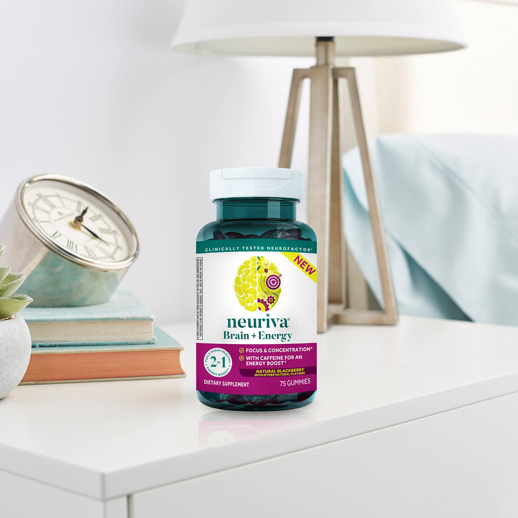 Neuriva Brain + Energy Gummies for Focus | Neurofactor

