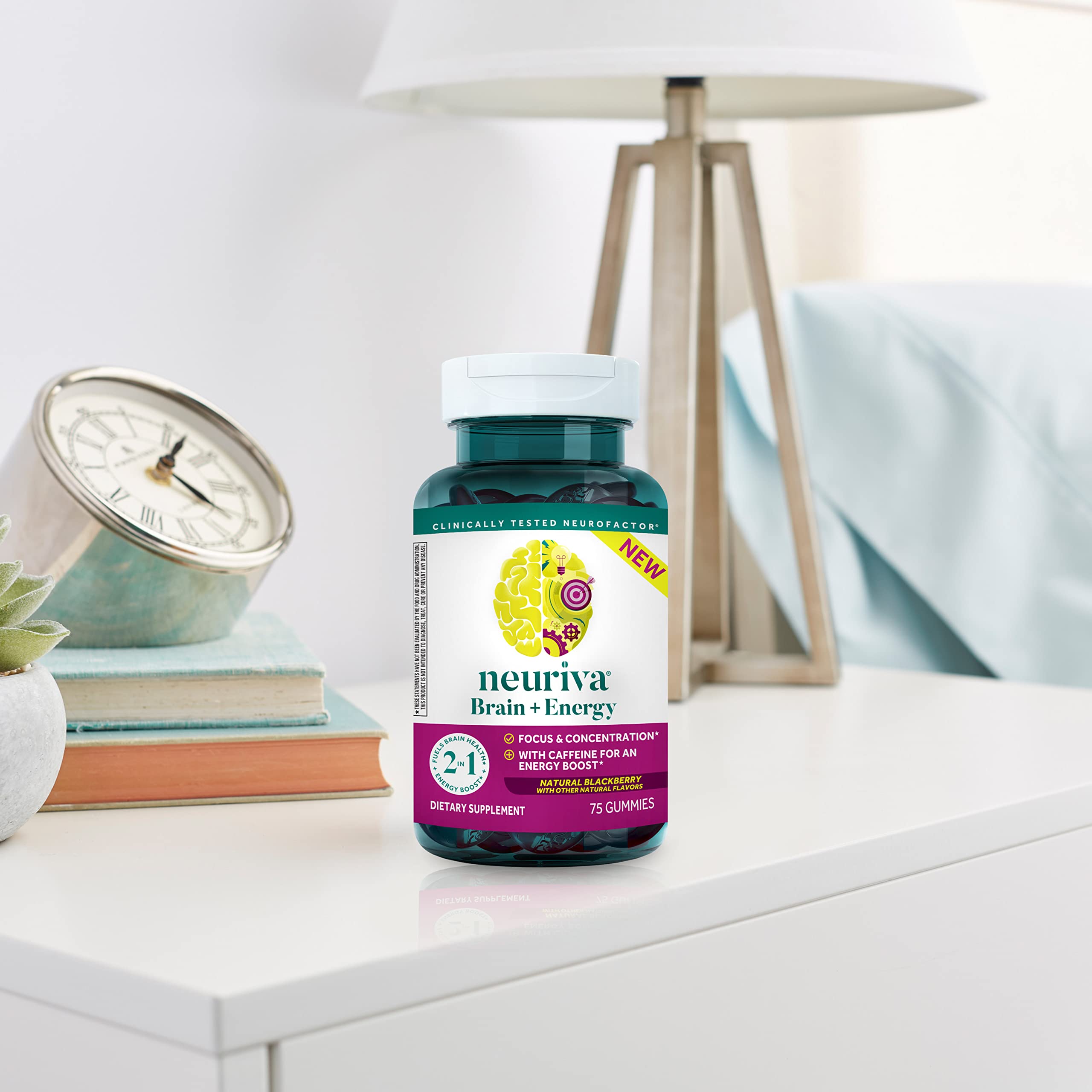 Neuriva Brain + Energy Gummies for Focus | Neurofactor

