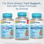 Solaray D-Mannose 1000mg CranActin Cranberry Urinary Support

