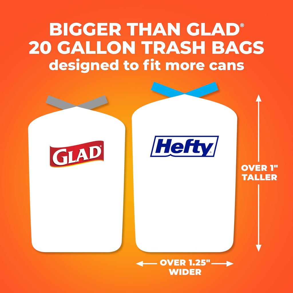 Hefty Ultra Strong Trash Bags - Odor Control & Drawstring

