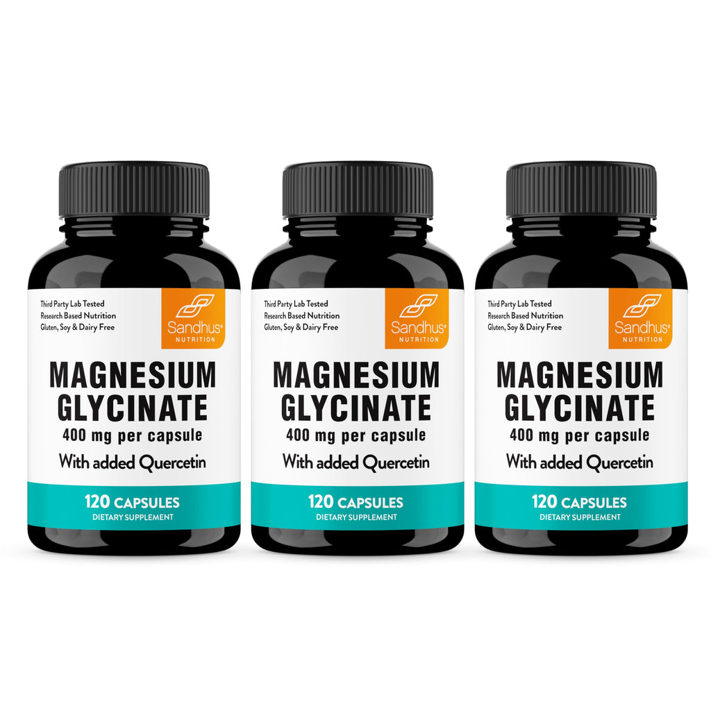 Magnesium Glycinate with Quercetin Chelated Sleep & Relaxation Supplement