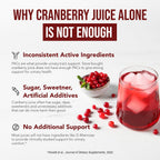 CranEaze Cranberry D-Mannose Urinary Tract Health Supplement

