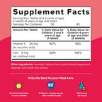 Renzo's Kids Dissolvable Iron Supplement | Sugar-Free Tabs

