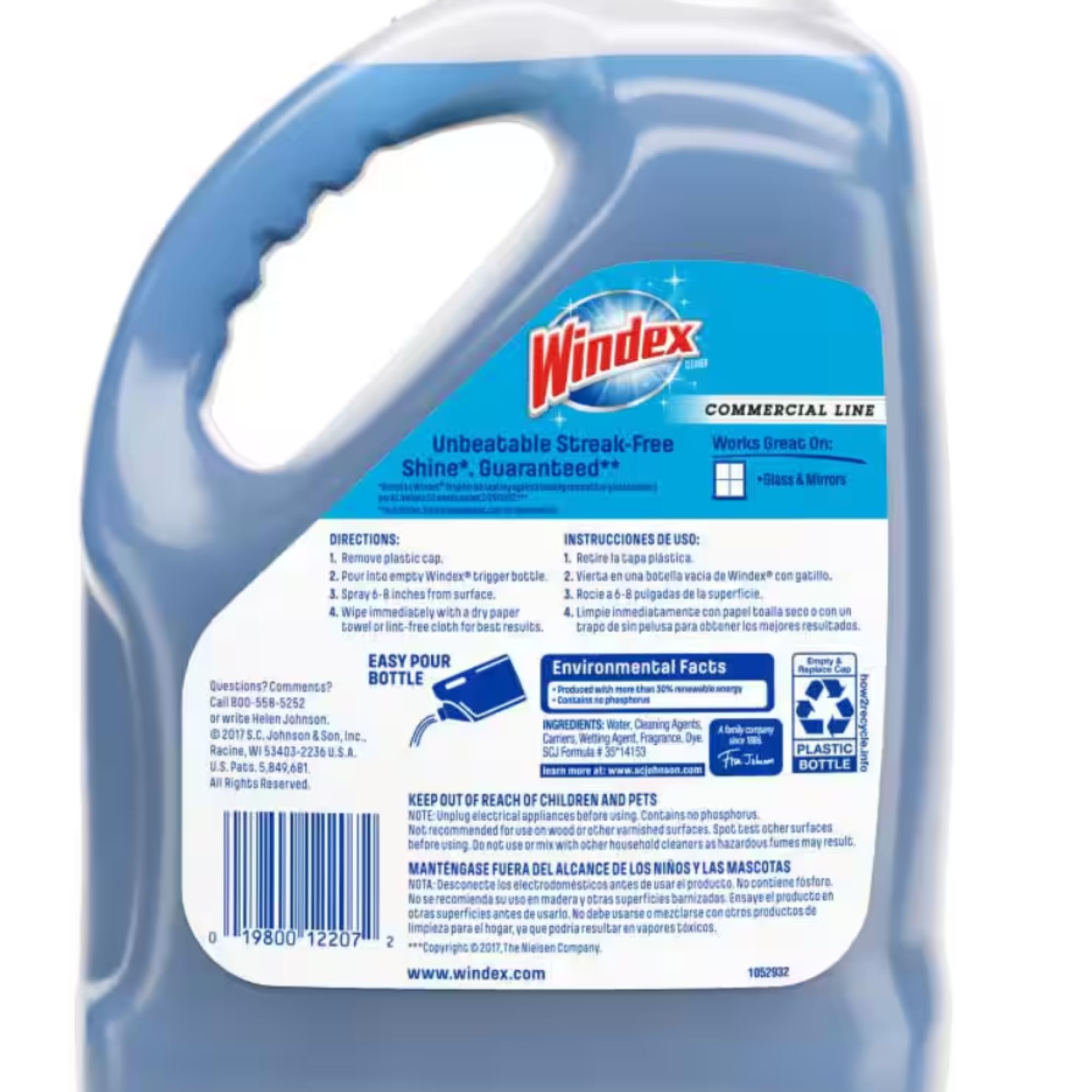 Windex Original Glass Cleaner – Streak-Free Shine

