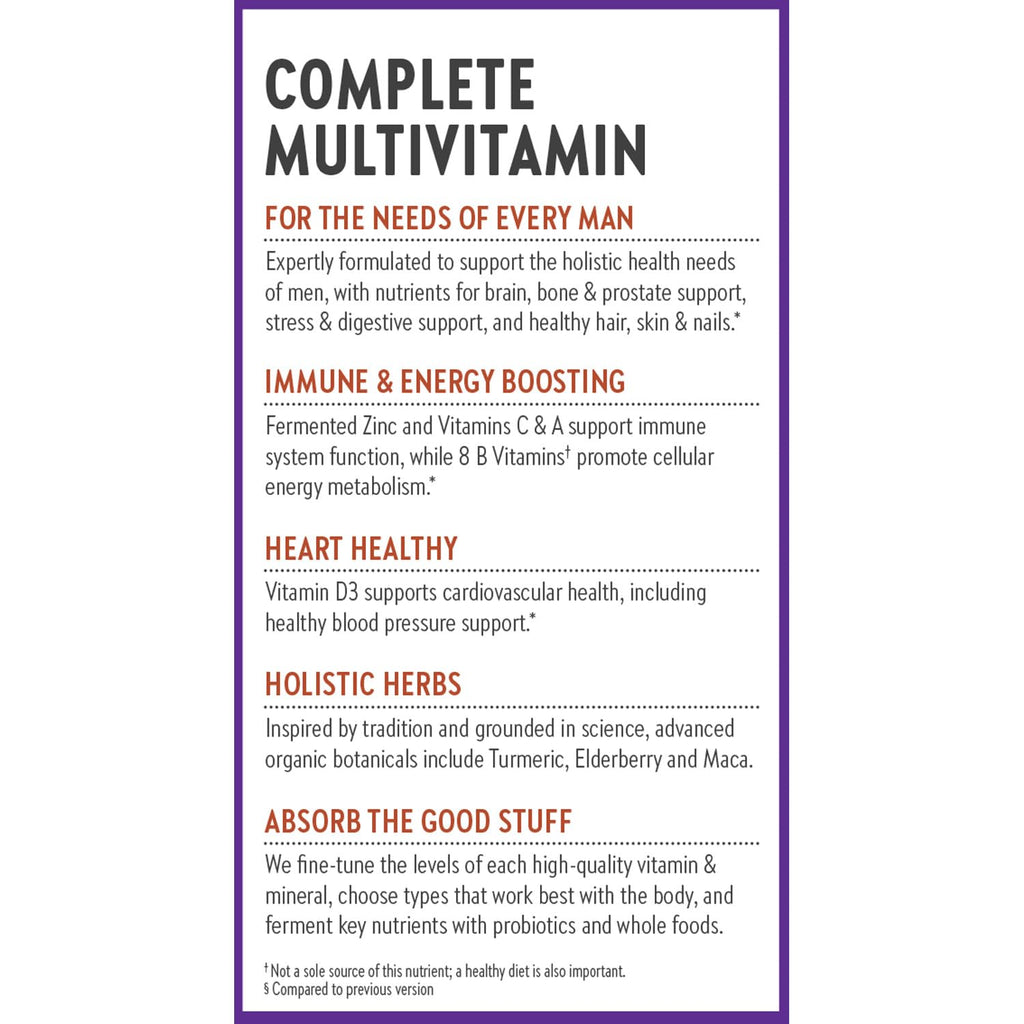 Every Man's One Daily Multivitamin by New Chapter Fermented

