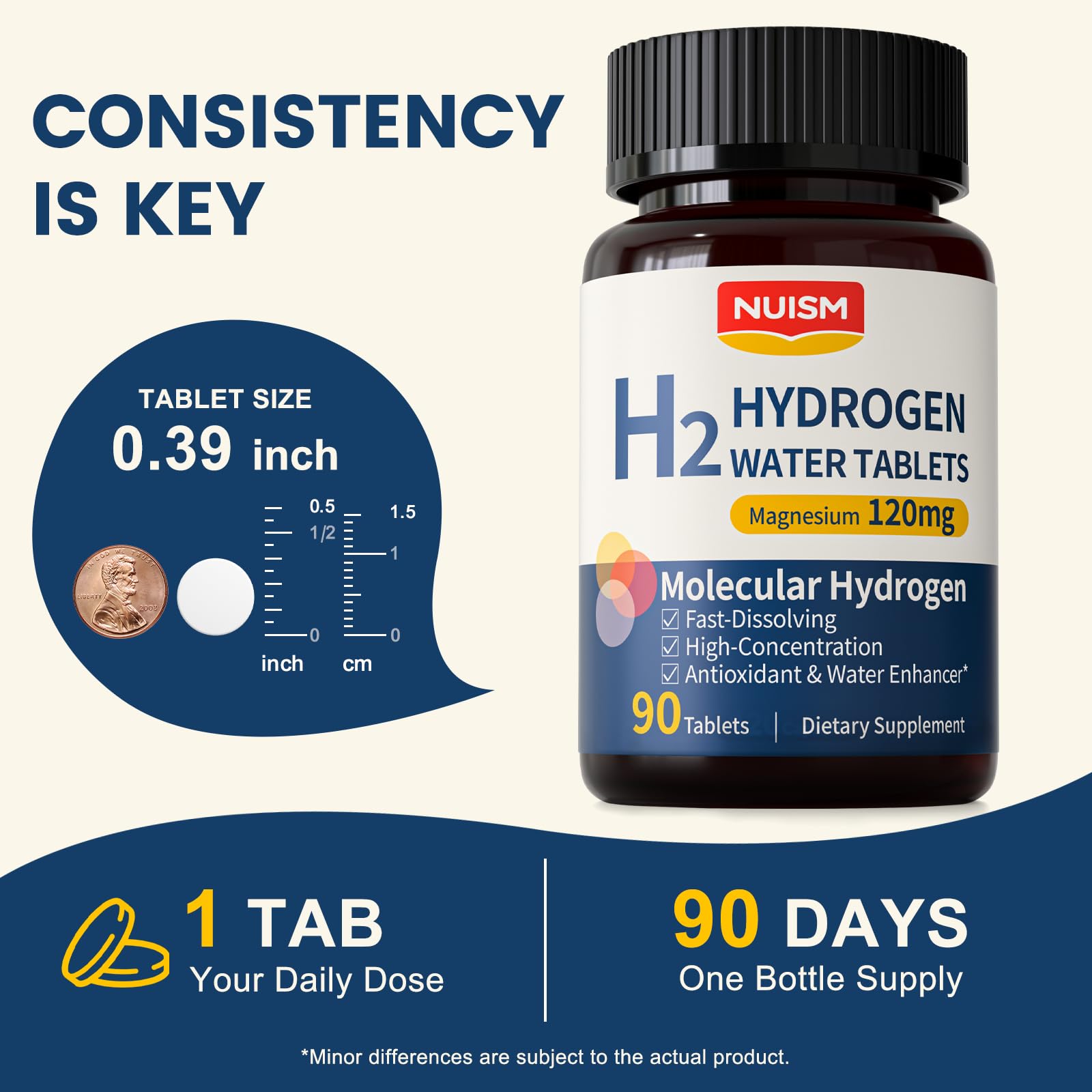 Hydrogen Water Tablets with Magnesium for Hydration

