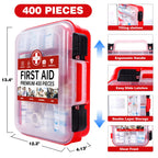 First Aid Kit with Organized Storage for Versatility

