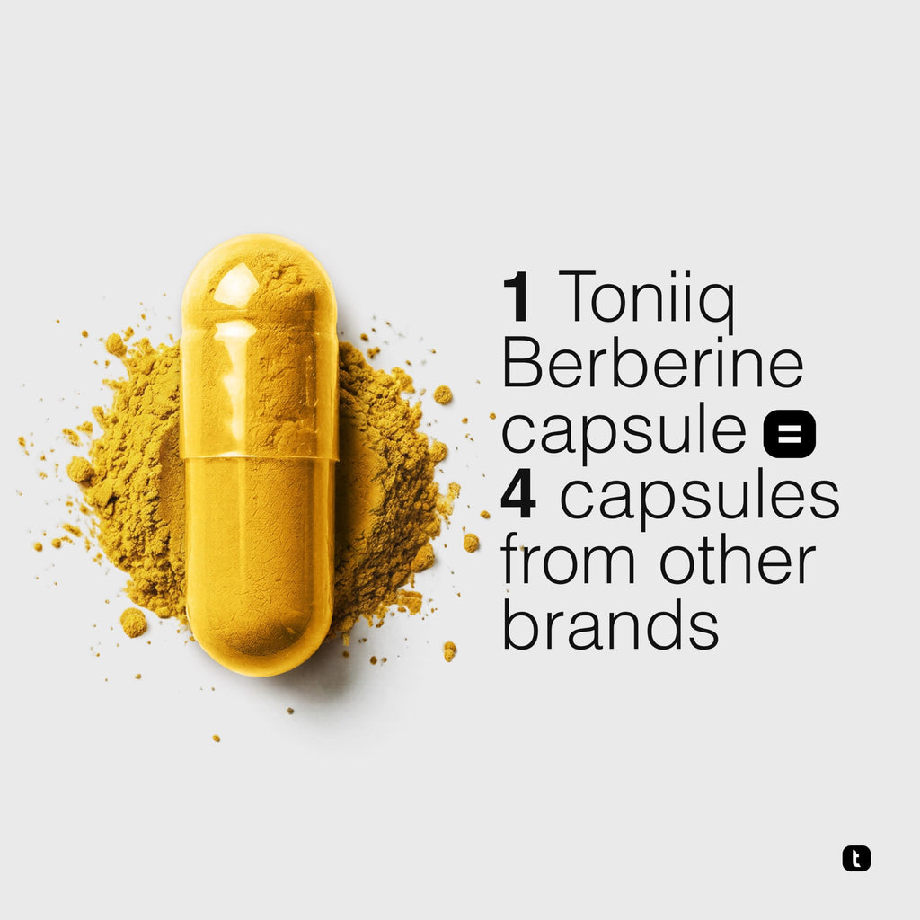 Toniiq Berberine Supplement | High Purity Formula

