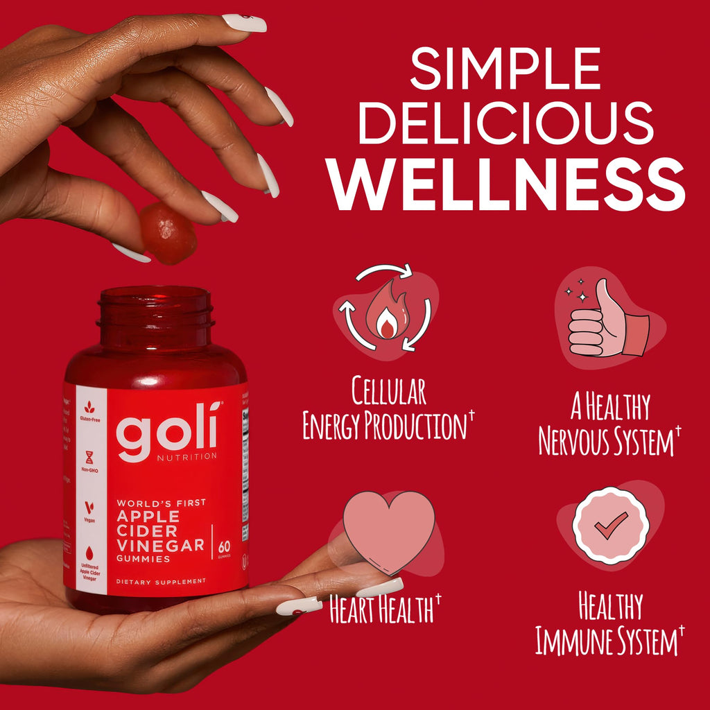 Goli Apple Cider Vinegar Gummies with B12 Beetroot

