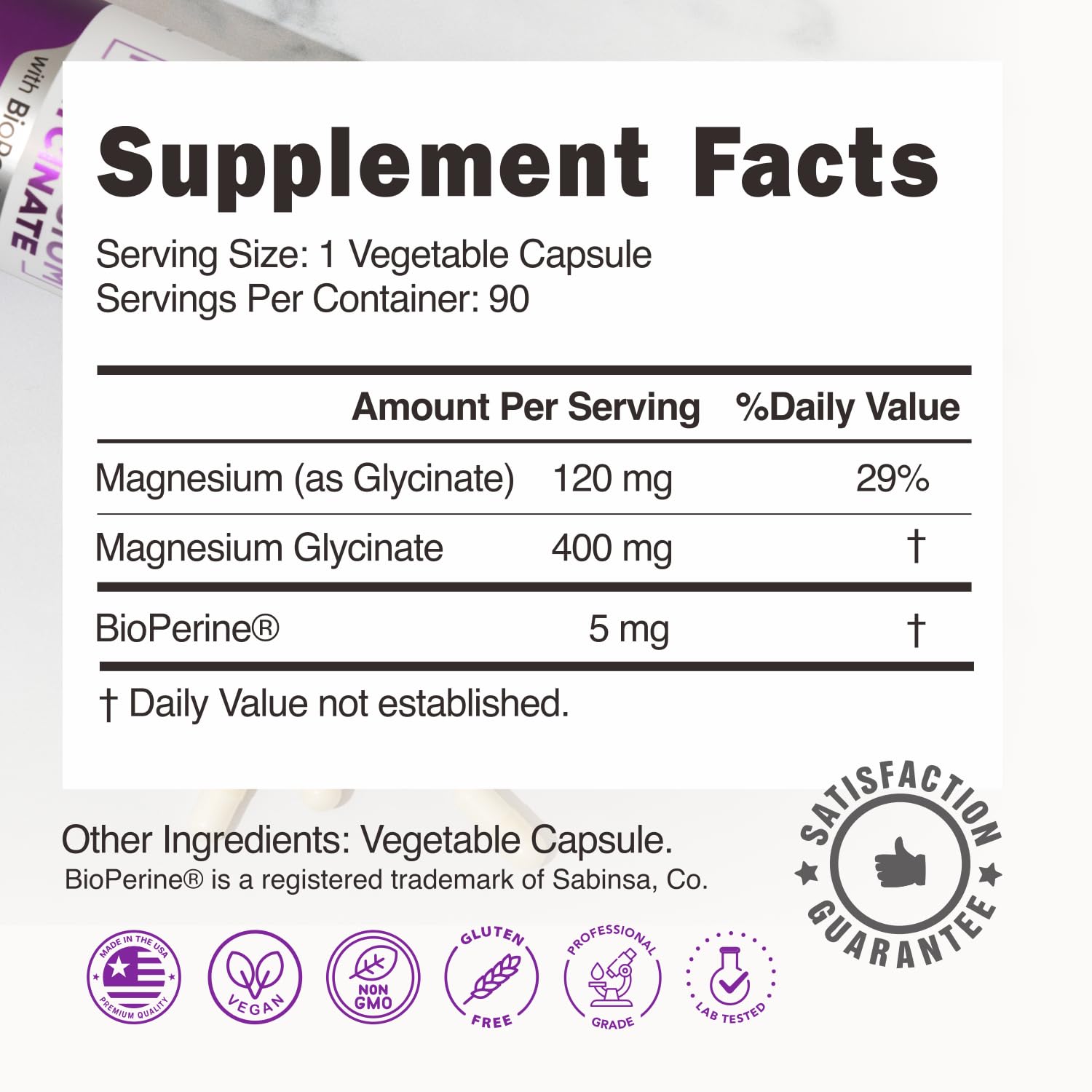 Balance Buff Magnesium Glycinate Supplement


