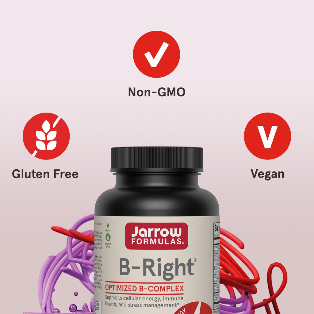 Jarrow Formulas B-Right Vitamin B-Complex Veggie Caps

